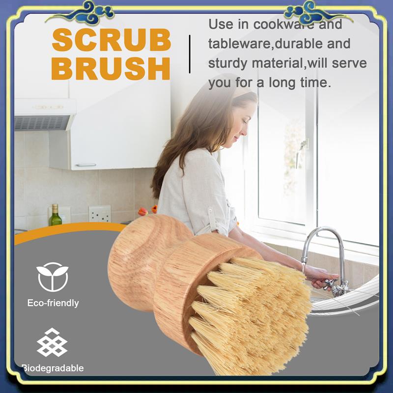 A56P-Bambus-Geschirrbürste, 2  – Dish Brush Bamboo Bewertung und Preis